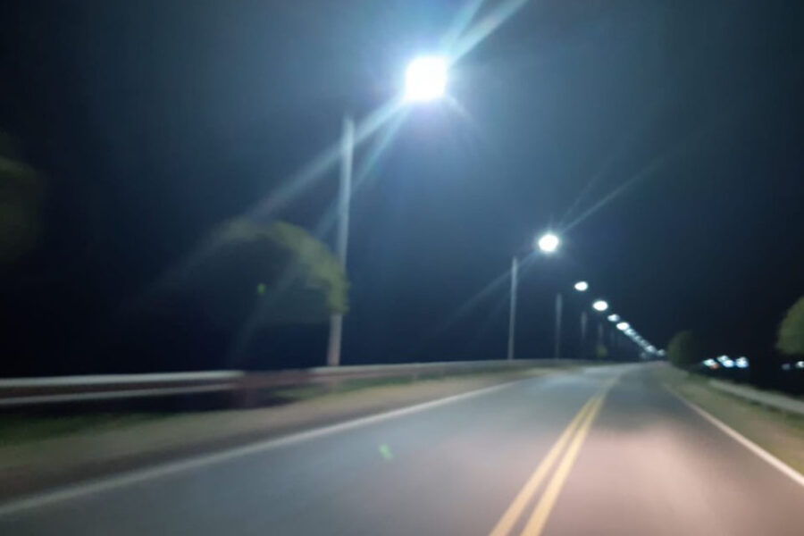 Nueva iluminación en la zona noreste de la ciudad