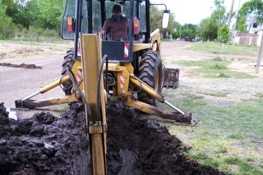 Varios trabajos realizó el personal de Obras Sanitarias Municipal
