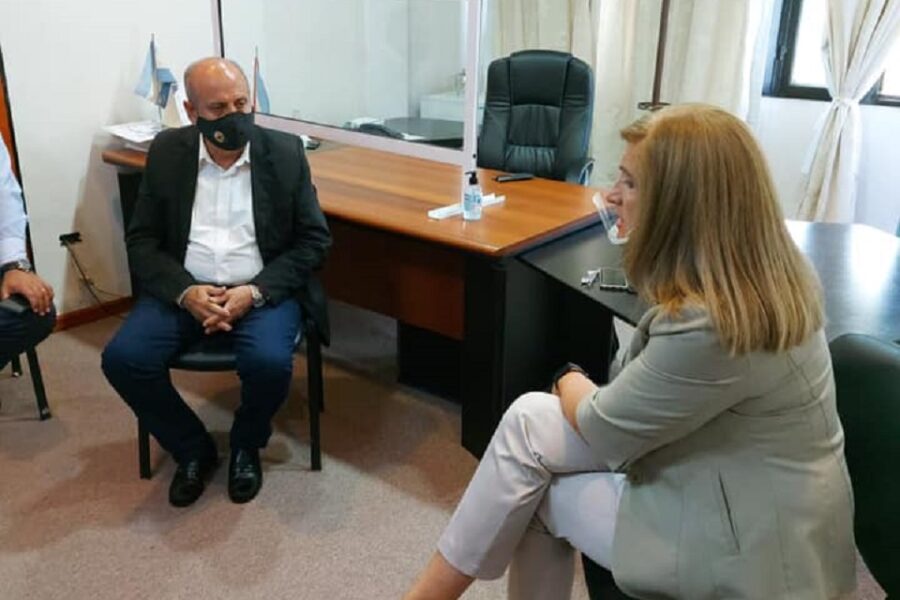 Visita oficial de la ministra de Gobierno Rosario Romero