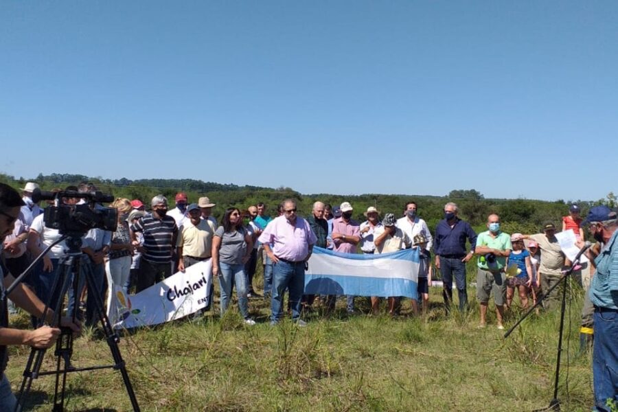 Benedetti y Lena reclaman por obras de la gestión Urribarri
