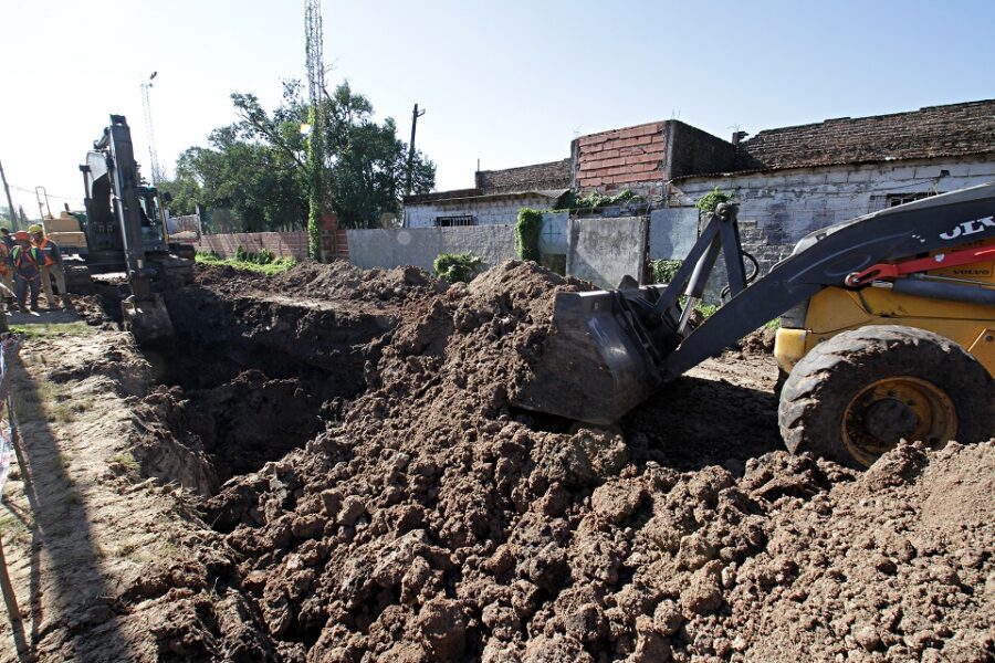 Profundizan obras de saneamiento