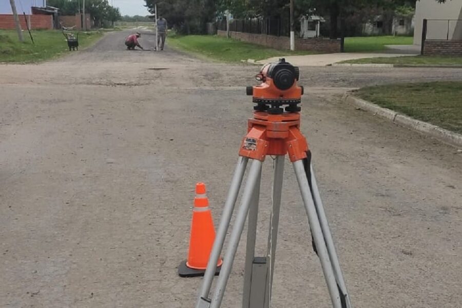 Avanzan las obras de pavimento, cordón y veredas