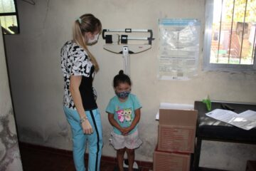 Se realiza control antropométrico de toda la población