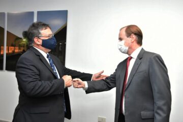 Bordet acompañó a Francolini y habló de obra pública