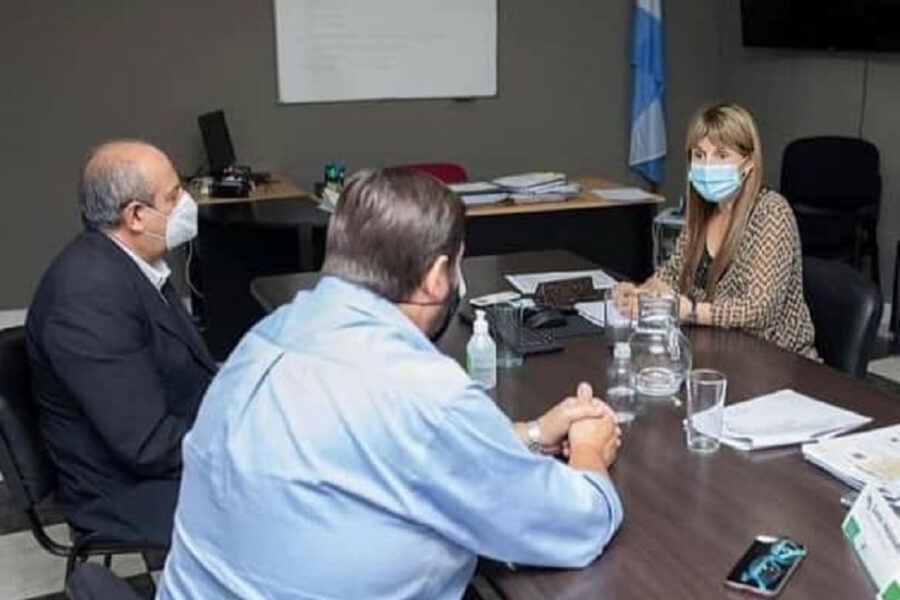 Evaluación sanitaria junto a la ministra Velázquez