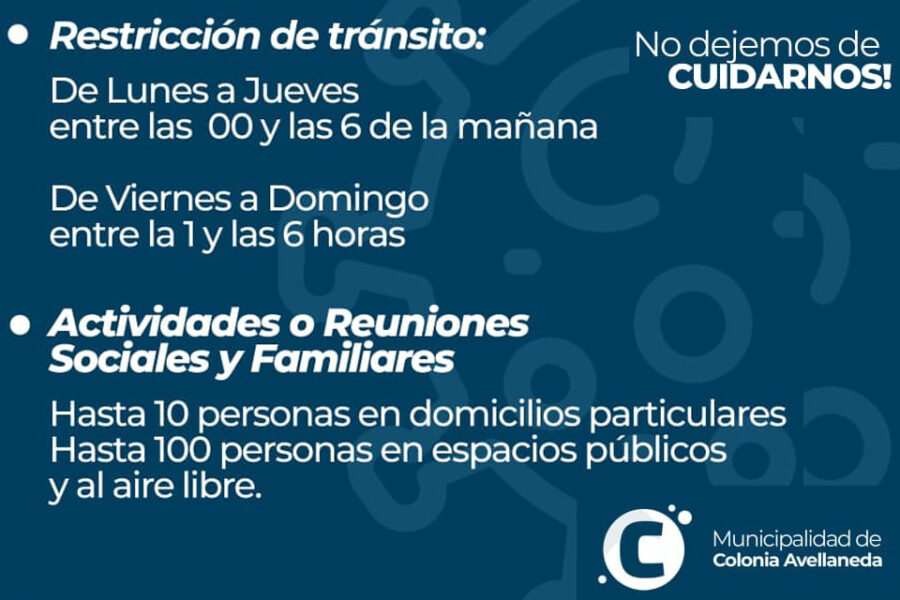 Coronavirus: Nuevas medidas de cuidado en la ciudad