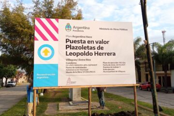 Comienza la puesta en valor de plazoletas de la Avda Herrera