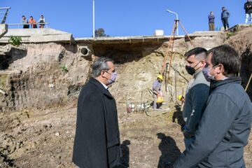 Reconstruyen el puente en bulevar Moreno