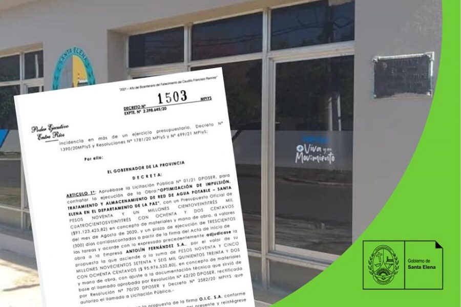 Adjudican obra de optimización de la planta potabilizadora