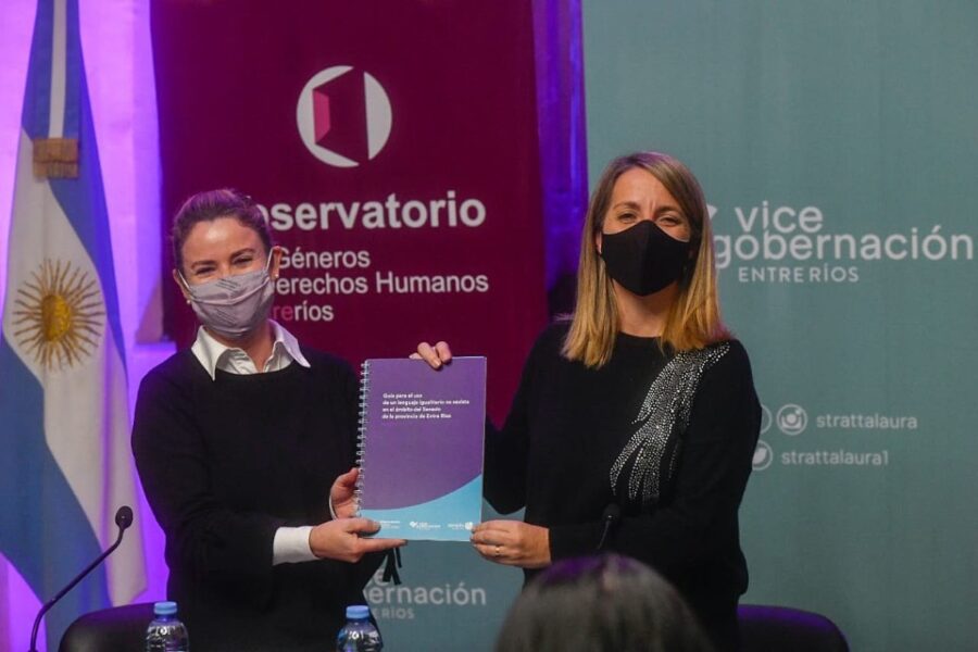 Llegó el lenguaje inclusivo al Senado entrerriano