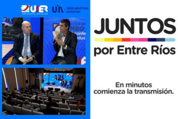 Frigerio quiso pisar a Cresto mientras exponía en la UIER