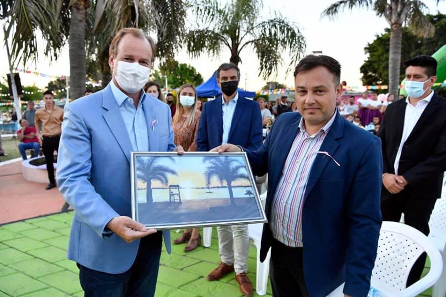 Bordet acompañó los festejos por el 88º aniversario