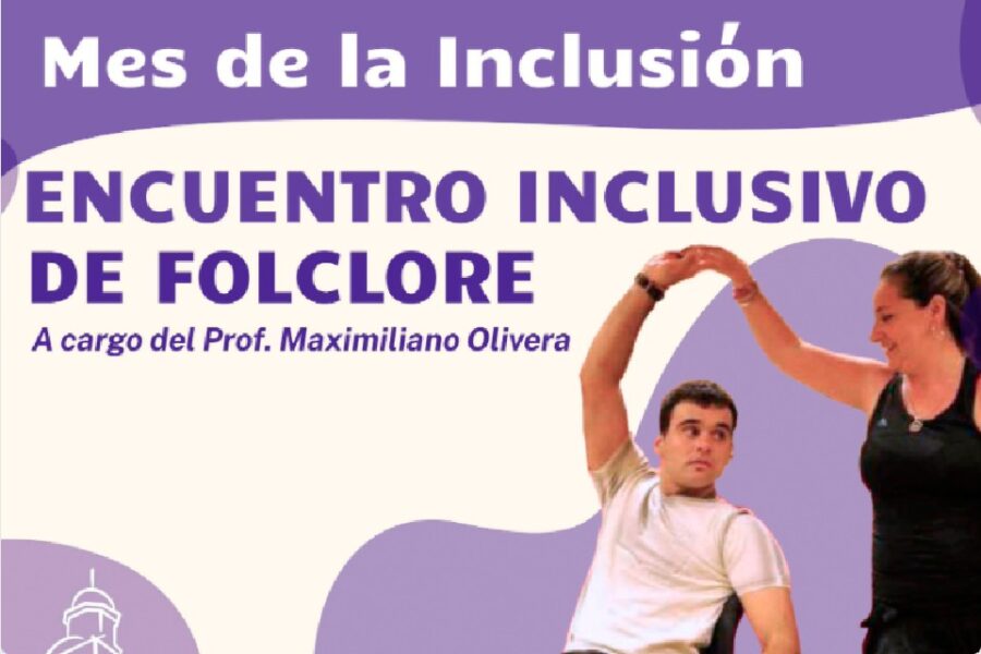 Encuentro inclusivo de folklore en el Parque Sur