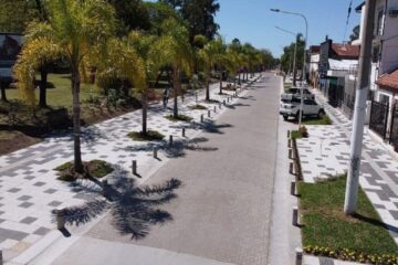 Con festejos y comparsas se inauguró la nueva semipeatonal