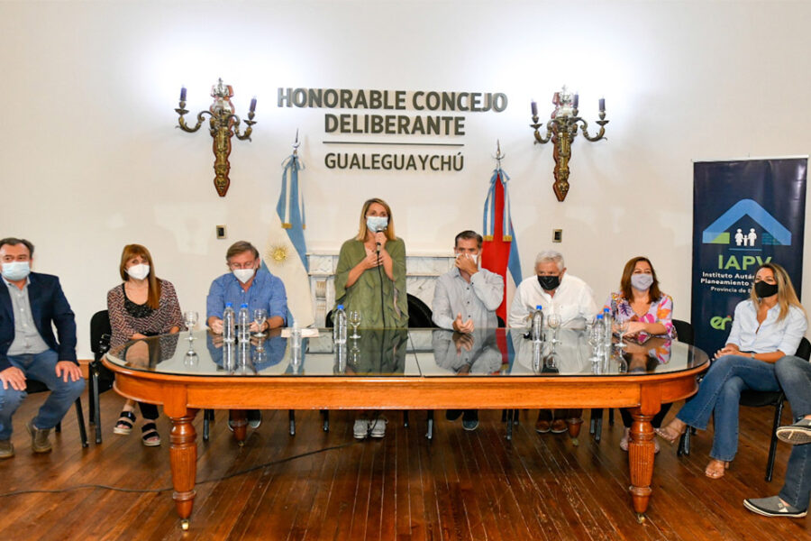 Stratta fue como gobernadora a Gualeguaychú