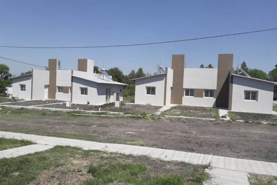 La provincia continúa con la construcción de viviendas