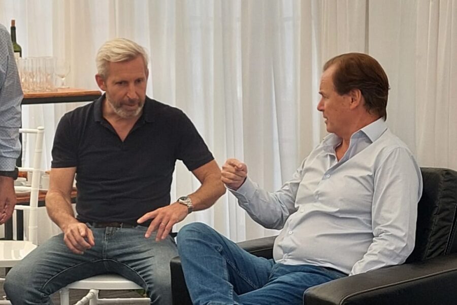 Bordet y Frigerio juntos en Maciá