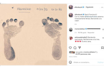 Nació el hijo de Alberto y Fabiola
