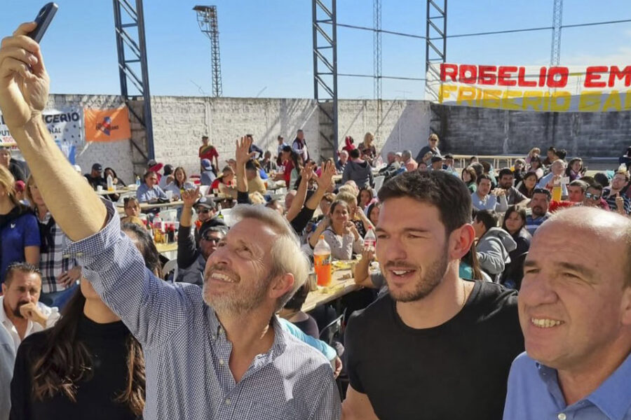 Frigerio en el locro de Gainza