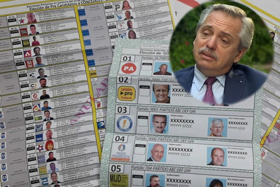 Alberto en contra de la Boleta Única