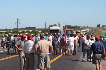 Productores vuelven a la ruta pero sin cortes