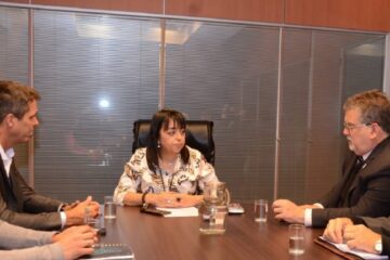 Francolini se reunió con funcionaria de Seguridad de Nación