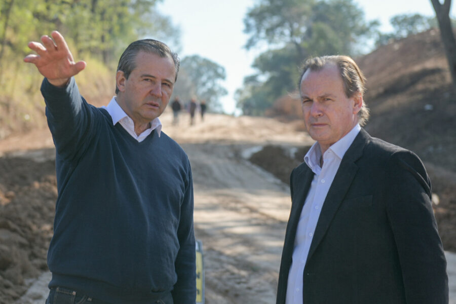 Bordet habló de los incendios y volvió a mostrarse con Bahl