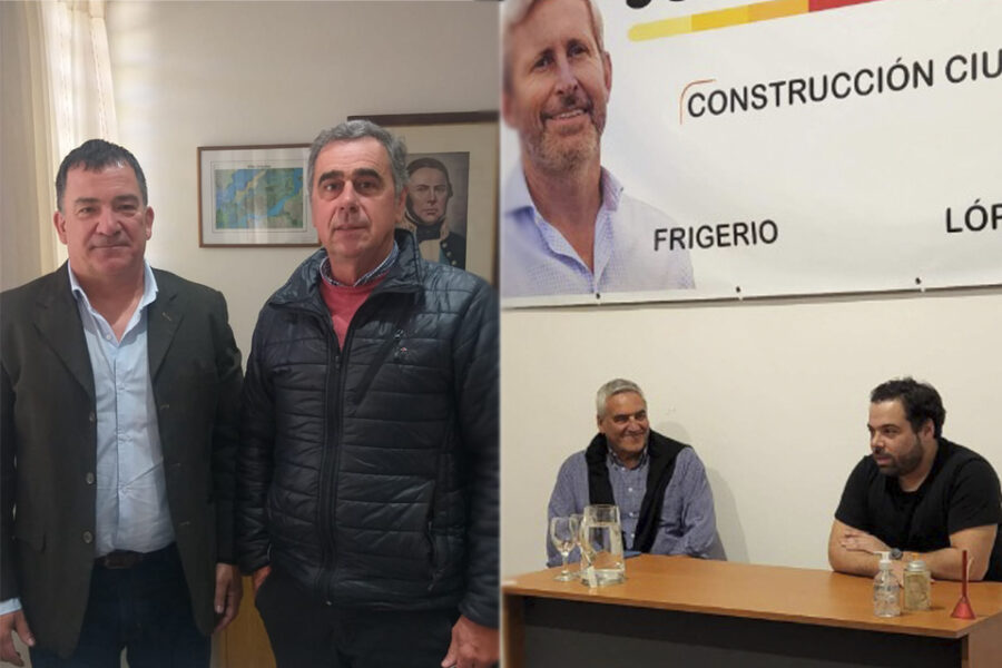 Más candidatos muestran respaldo departamental y de aliado de Frigerio