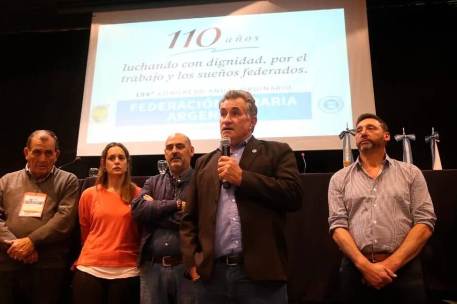 Carlos Achetoni fue reelecto como presidente de la Federación Agraria Argentina: “Vamos a luchar por una agricultura con agricultores”