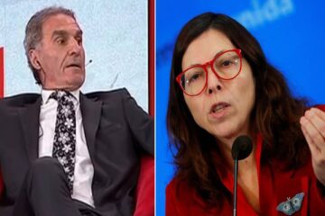 (Mención a diputado entrerriano) La reacción de Oscar Ruggeri al ver a Silvina Batakis en Estados Unidos