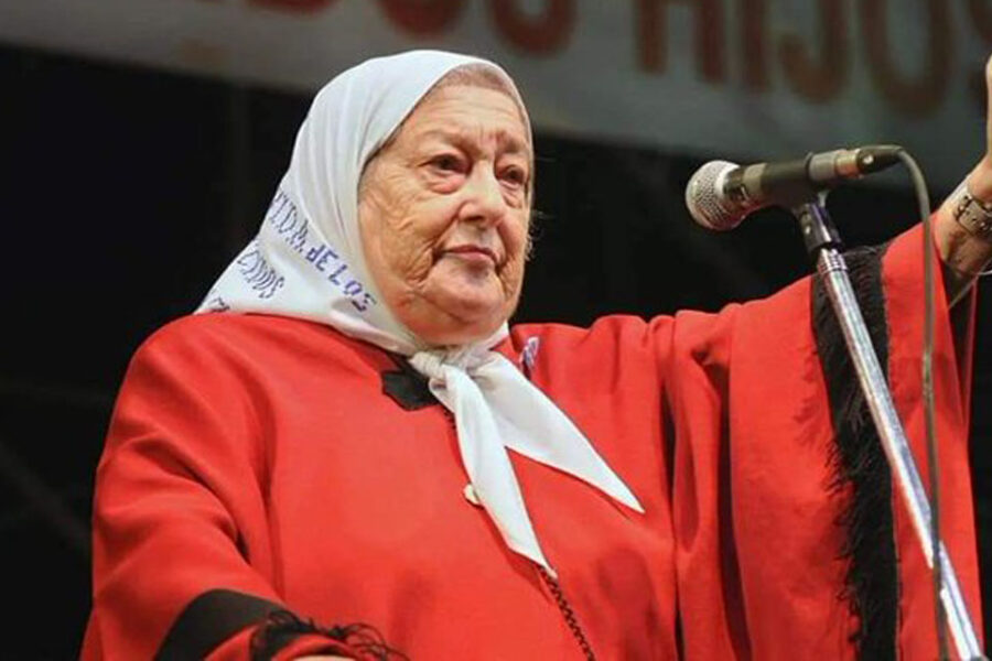 Los entrerrianos que despidieron a Hebe de Bonafini