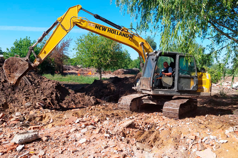Puesta en valor de terrenos en el barrio El Brillante