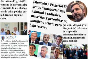 Frigerio bajó su exposición en los medios
