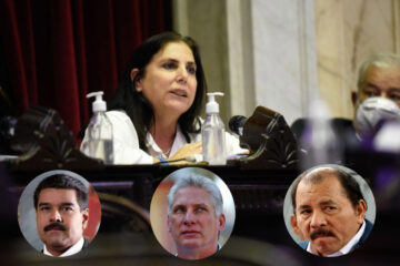 Lena se expresó en contra de la visita de Maduro, Ortega y Díaz Canel