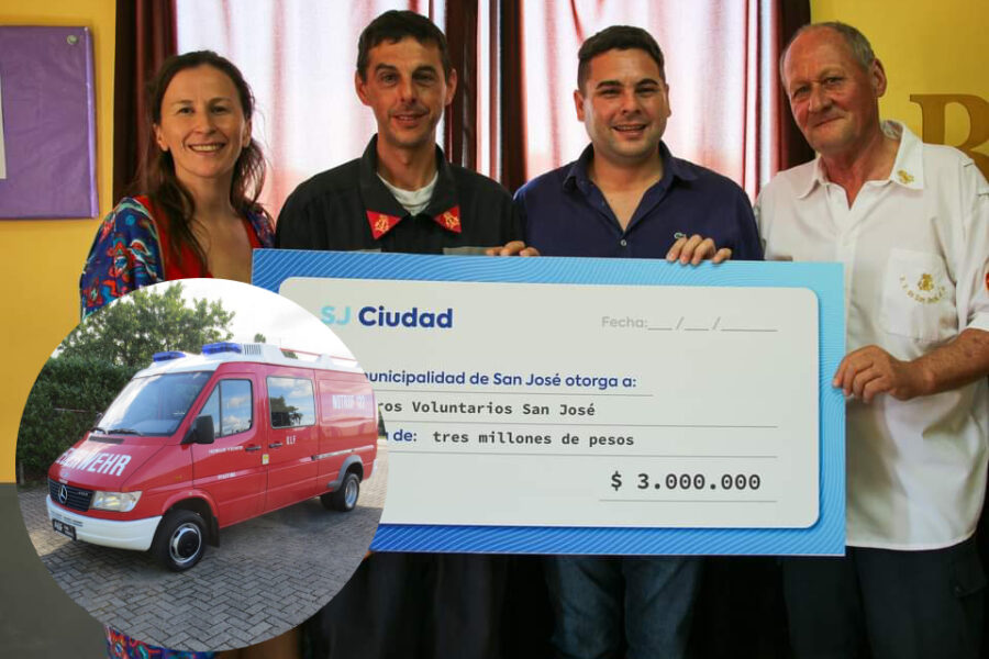 Bomberos comprarán unidad de traslado con aporte municipal