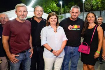 Frigerio volvió a la campaña con Bullrich