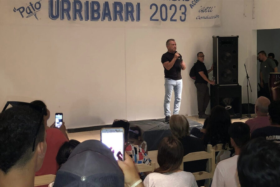 Urribarri repitió en San Benito que quiere ser gobernador