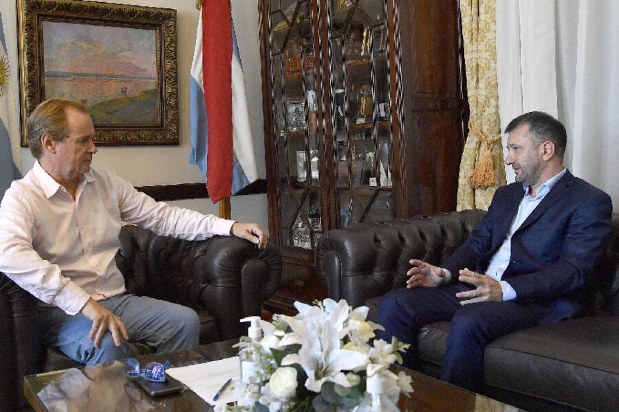 Bordet y Kueider se reunieron por el proyecto para bajar las tarifas