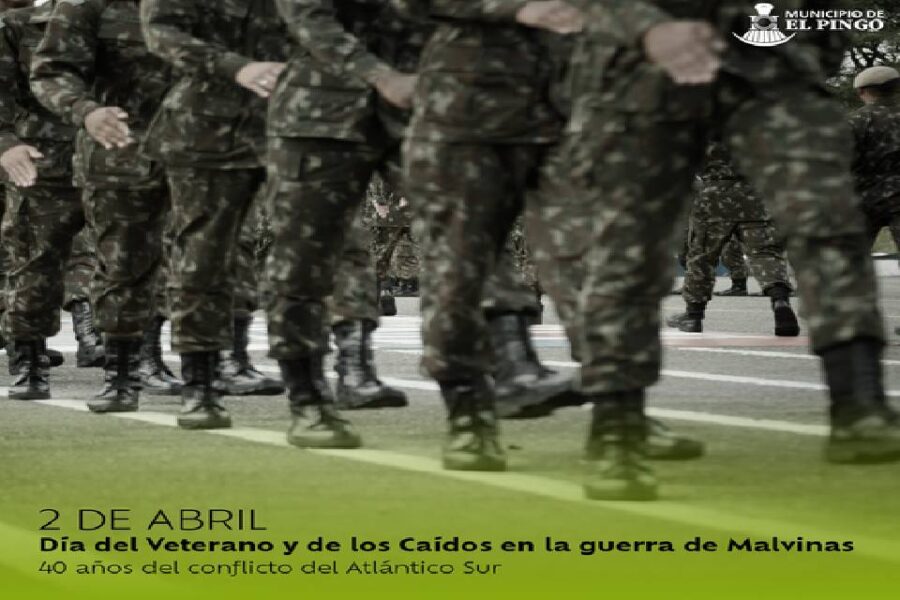 La municipalidad de El Pingo recordó a los Veteranos de Malvinas