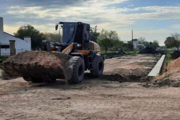 Avanzan las obras de mejoras en el Bº Pompeya
