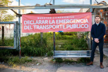 Gainza también apunta al transporte público