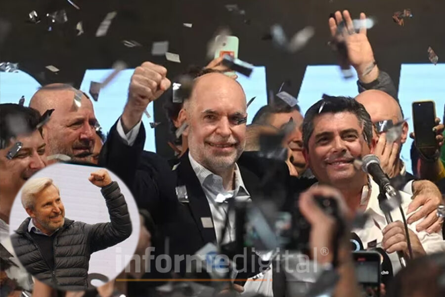 Frigerio y Larreta celebraron el triunfo de Juntos en San Juan