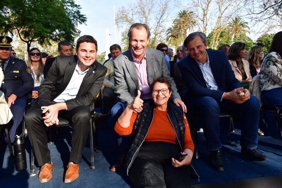 Bordet resaltó la entrerrianía junto a Bahl y a Bastián en San José