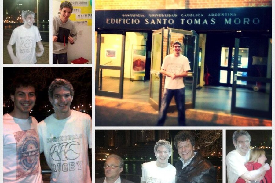 Gainza responde con el título de abogado, postgrados e idiomas