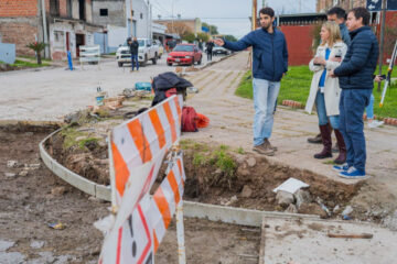 Avanzan las obras de mejoras integrales en Lomas del Mirador
