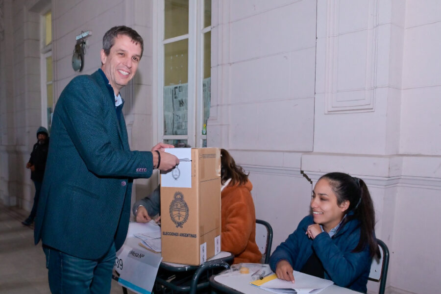 El mensaje de Cresto luego de votar