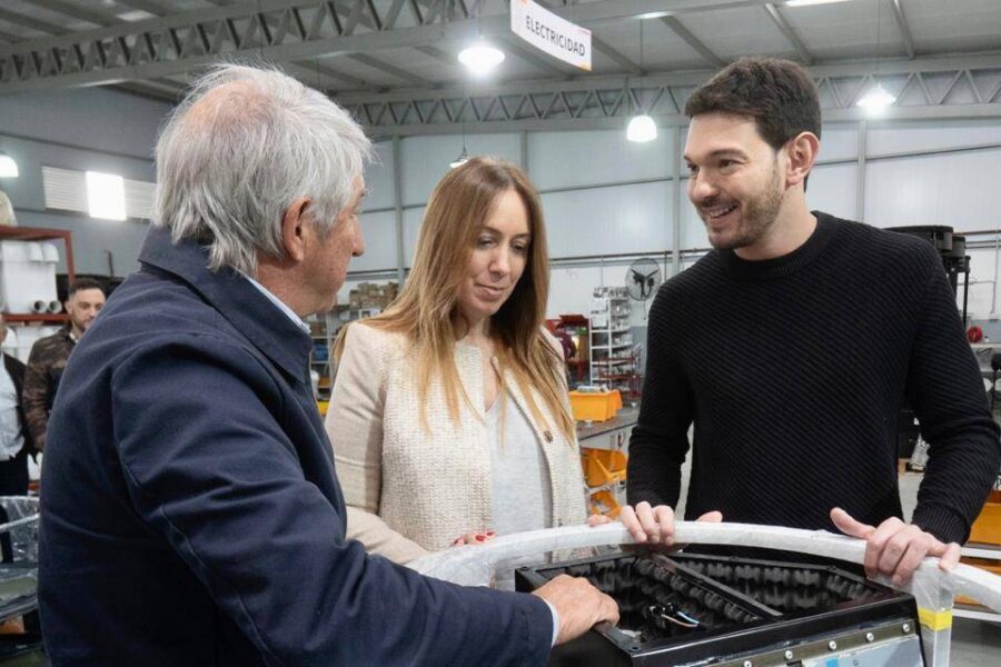 Vidal volvió a Paraná para respaldar a Gainza