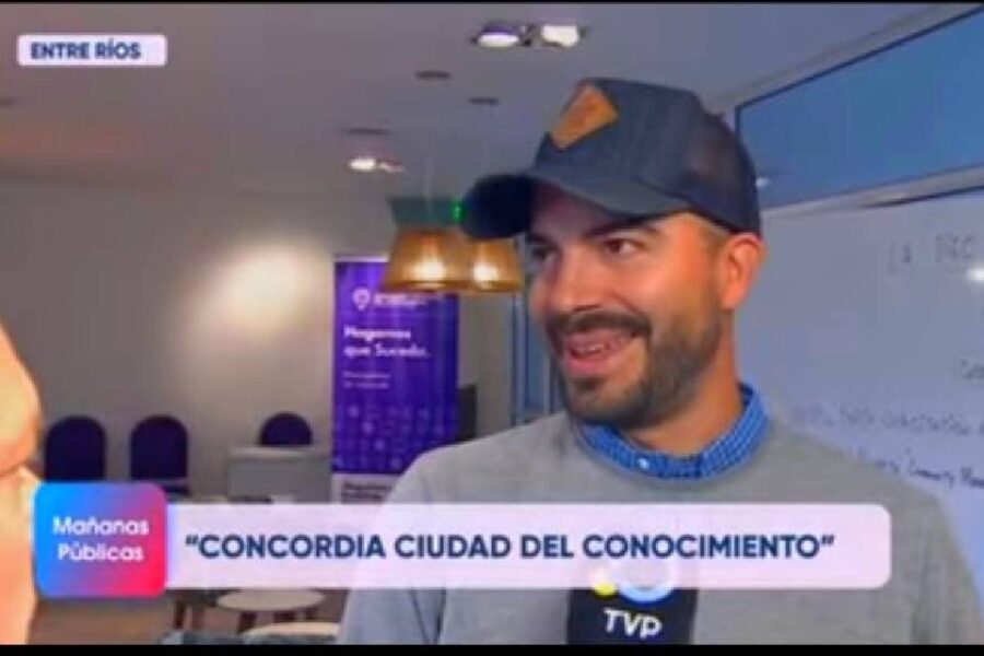La TV Pública destacó las fuentes de trabajo que genera Concordia en la economía del conocimiento