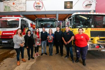 Tras los reproches a Frigerio la vicegobernadora respaldó a los bomberos de Colón