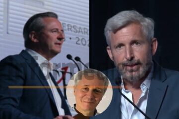 Dos de los tres candidatos disertaron ante empresarios